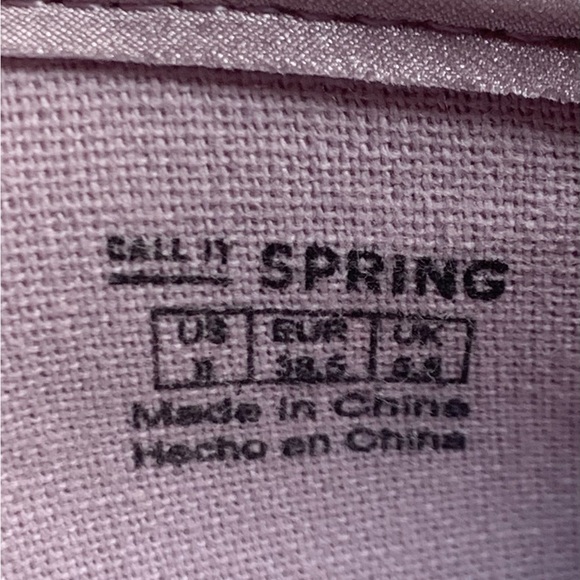 Call It Spring “Fiamma” Slip-On Sneakers in Lilac (Size 8) - Picture 5 of 7